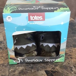 totes dinosaur slippers